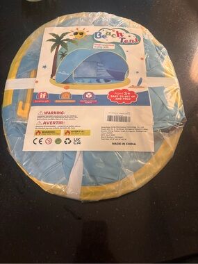 Beach Tent Pop-Up Sun Shelter - new in packaging